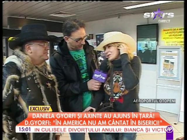 Daniela Gyorfi vine &icirc;n ţară