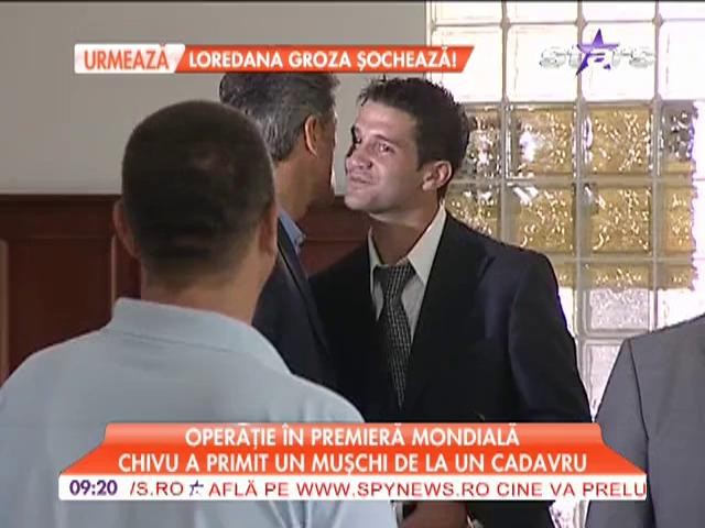 Chivu a primit un muşchi de la un cadavru
