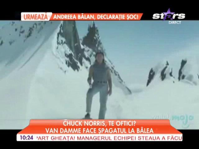 Van Damme face şpagatul la B&acirc;lea
