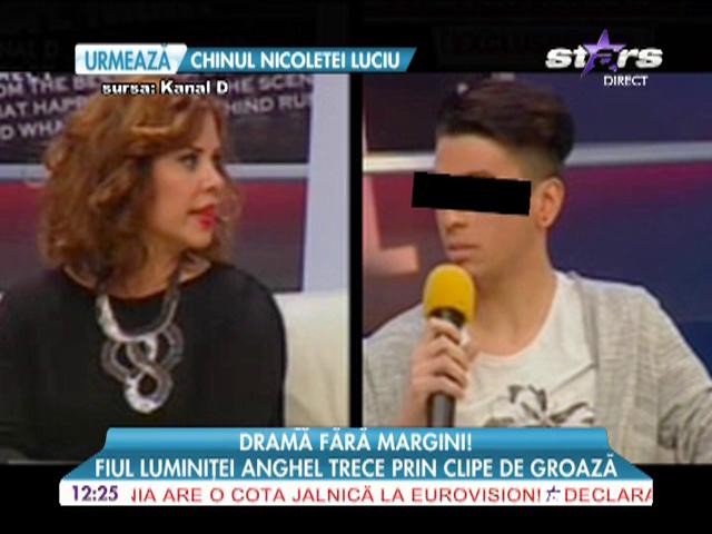 Fiul Luminiţei Anghel trece prin clipe de groază