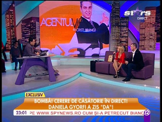 Daniela Gyorfi, cerută &icirc;n căsătorie la &rdquo;Agentul VIP&rdquo;!