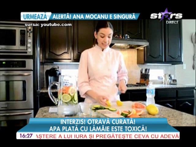 Apa Plata cu lamaie este toxica!