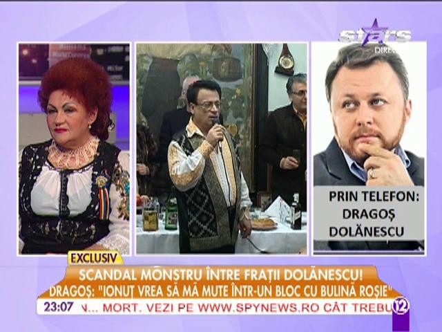 Dragoș Dolănescu: &rdquo;Ionuț vrea să mă mute &icirc;ntr-un bloc cu bulină roșie&rdquo;