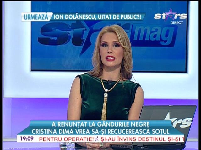 Cristina Dima nu vrea sa-si recucereasca sotul