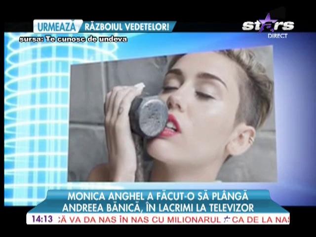 Andreea Banica, in lacrimi la TV