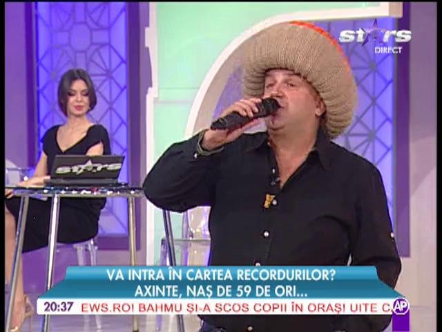 Axinte c&acirc;ntă la &rdquo;Rai da' buni&rdquo;