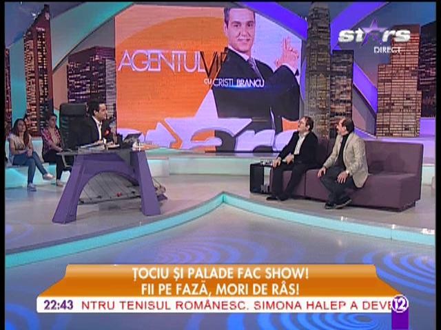 Țociu și Palade fac show la &rdquo;Agentul VIP&rdquo;