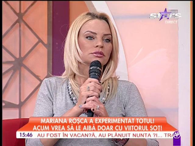 Mariana Roşca a experimentat tot