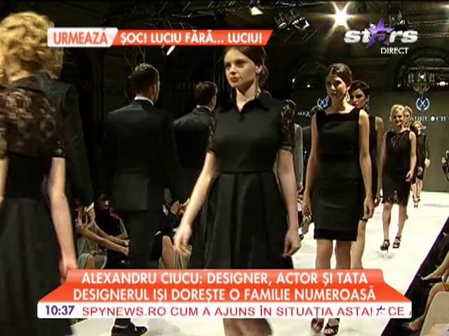 Alexandru Ciucu, designer, actor şi tată
