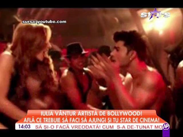 Iulia V&acirc;ntur artistă de Bollywood