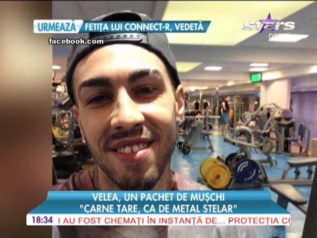 Alex Velea, un pachet de muşchi