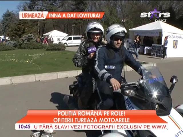 Politia romana pe role!