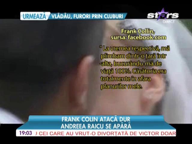 Frank Colin ataca dur