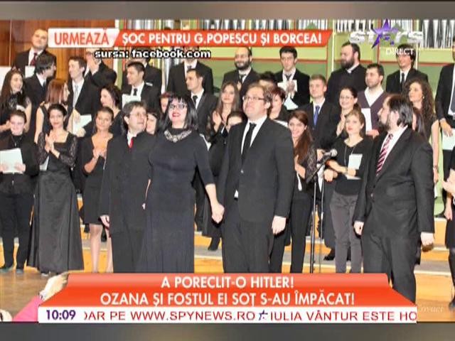 Ozana şi fostul soţ s-au &icirc;mpăcat