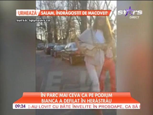 Bianca a defilat &icirc;n Herăstrău