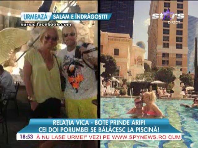 Vica Blochina şi Cătălin Botezatu, aproape dezbrăcaţi &icirc;n piscină
