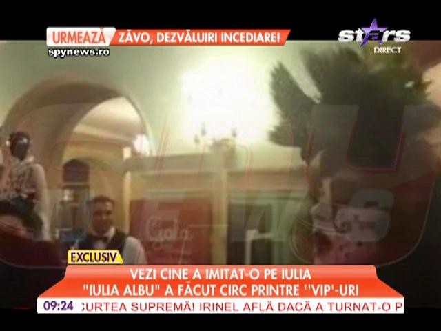 "Iulia Albu" a făcut circ printre VIP-uri