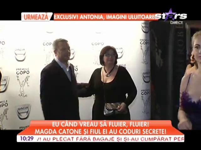 Magda Catone si fiul ei au coduri secrete