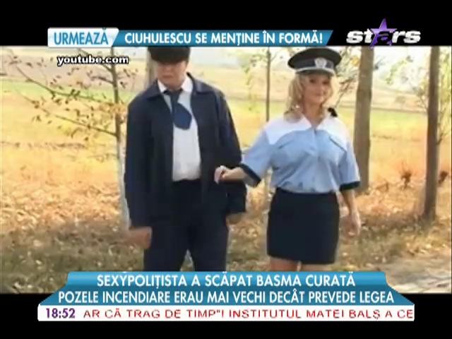 Sexy politista a scapat basma curata!