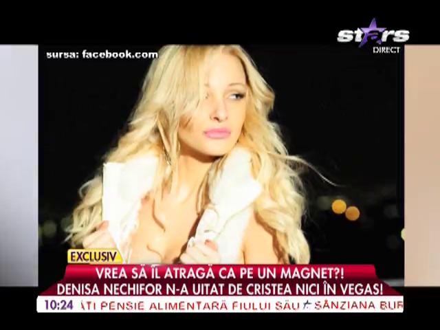 Denisa Nechifor n-a uitat de Cristea nici &icirc;n Vegas