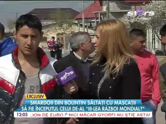 Smardoii din Bolintin săltaţi cu mascaţii