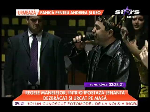 Regele manelelor, intr-o ipostaza jenanta