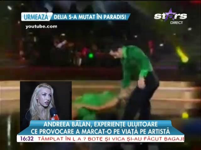Andreea Balan, experiente uluitoare