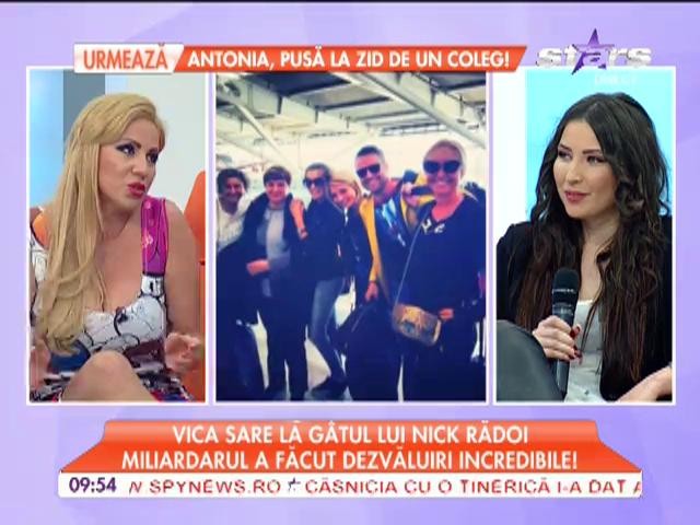 Vica sare la gatul lui Nick Radoi