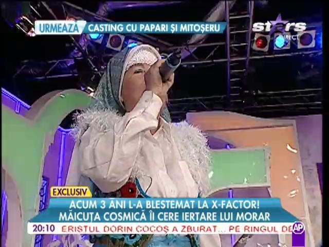 Măicuța Cosmina &icirc;i cere prin c&acirc;ntec iertare lui Mihai Morar