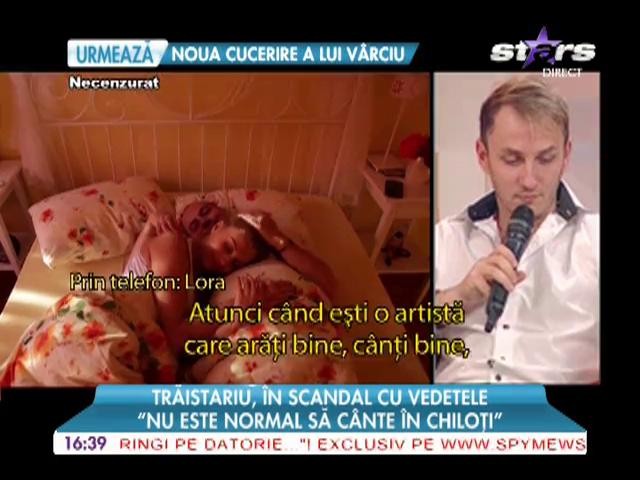 Traistariu, in scandal cu vedetel