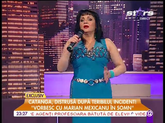 Cornelia Catanga, probleme după accident