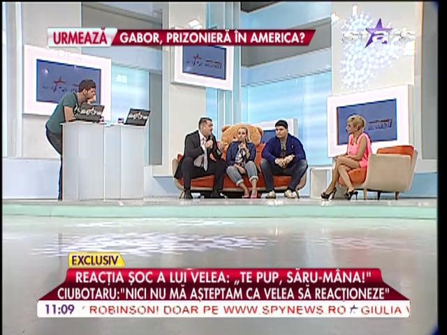 Reactia lui Alex Velea