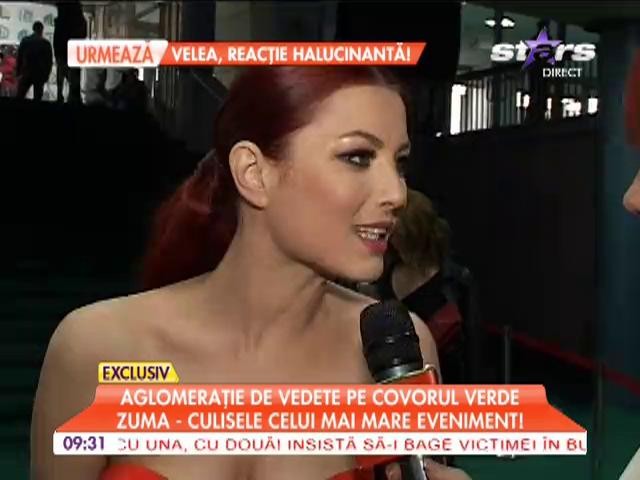 Vedete pe covorul verde