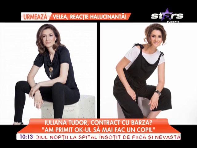 Iuliana Tudor, contract cu barza