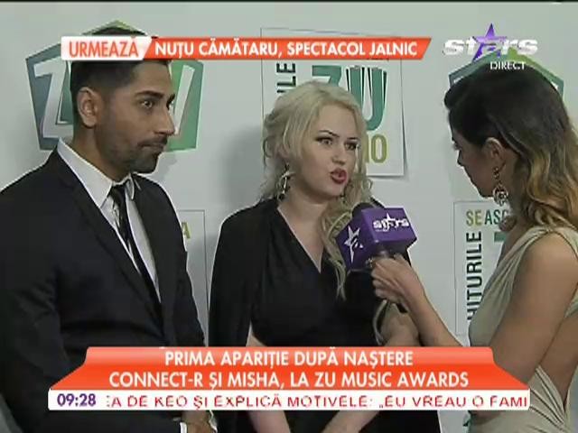 Soţia lui Connect-R, prima apariţie &icirc;n public după naştere