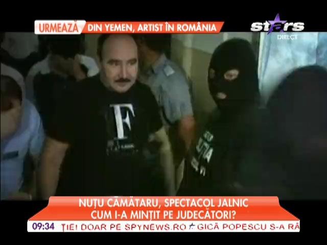 Nuţu Cămătaru, spectacol jalnic &icirc;n fața judecătorilor