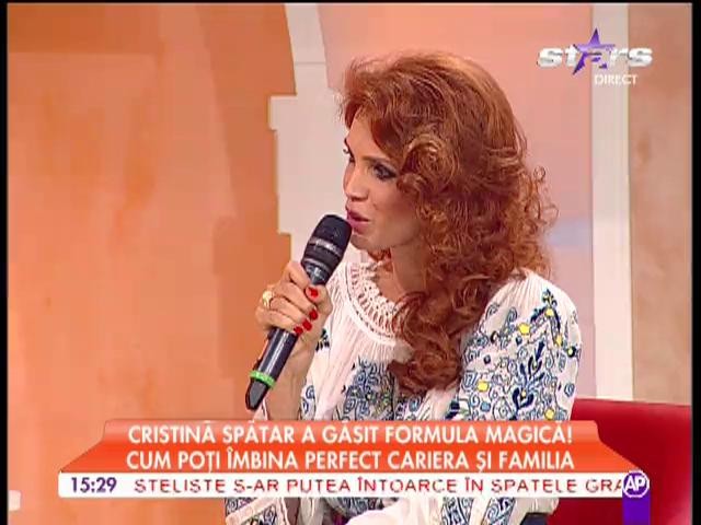 Cristina Spatar a gasit formula magica!