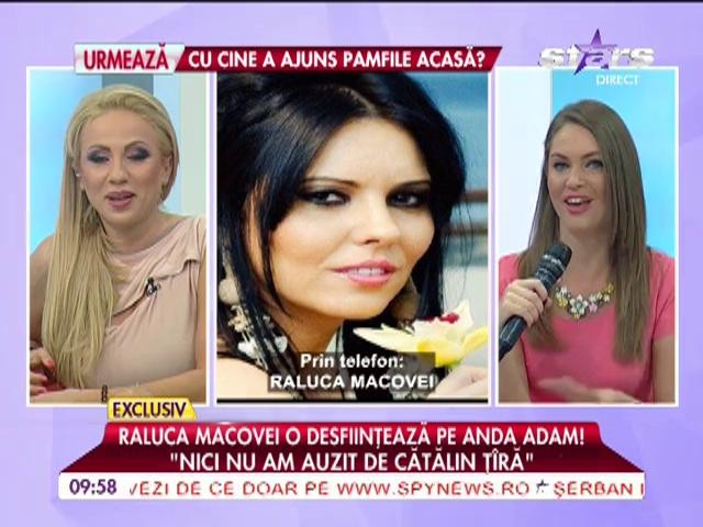 Raluca Macovei o apara pe Oana