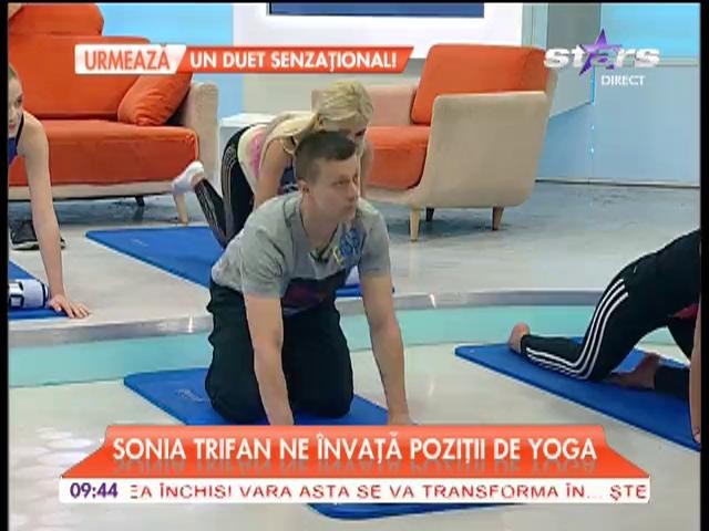 Sonia Trifan ne invata yoga!