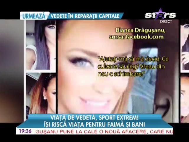 Vedetele isi risca viata pentru faima si sport