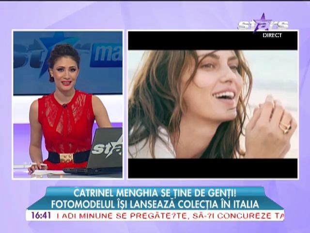 Catrinel Menghia, isi lanseaza colectia in Italia