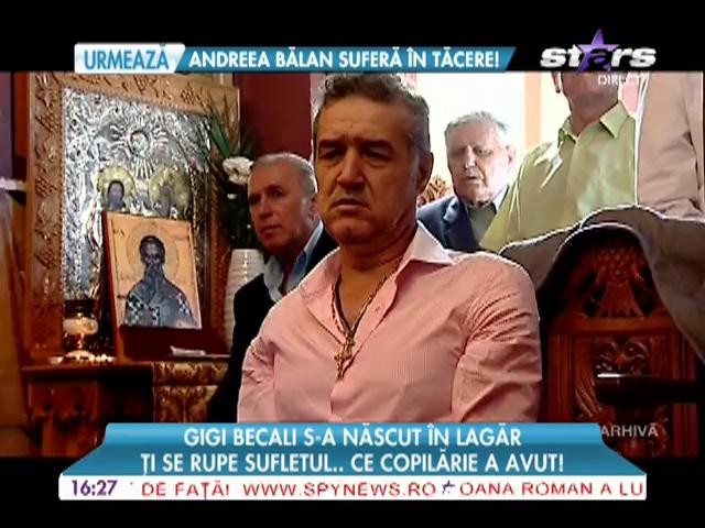 Gigi Becalis-a nascut in lagar!