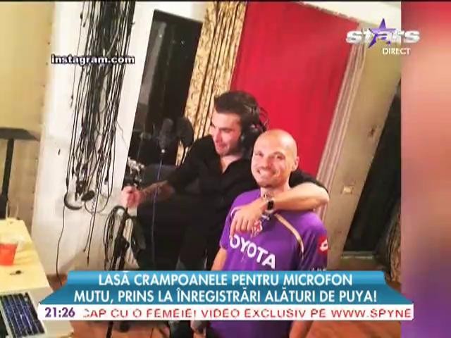 Mutu prins la inregistrari alaturi de puya