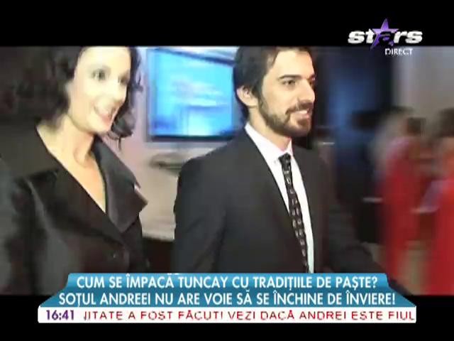 Andreea Marin si Tuncay, cum se impaca cu traditiile de paste?