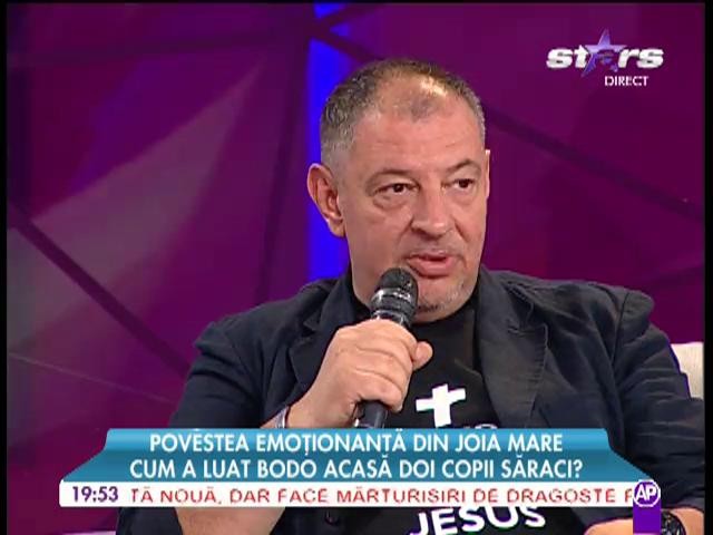 Cum a luat Bodo acasa doi copii saraci? Povestea emotionanta din Joia Mare!