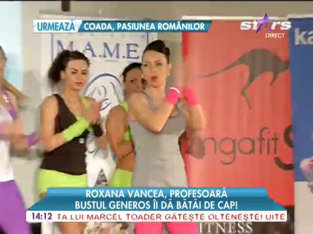 Roxana Vancea a dat televiziunea pe sport!
