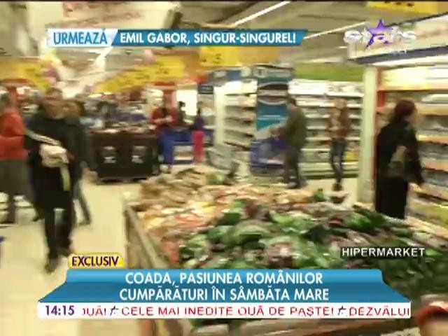 Ce ne mai plac cozile! Oamenii au luat cu asalt magazinele
