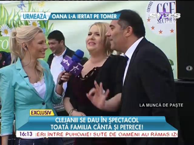 Clejanii se dau in spectacol, toata famila canta si petrece