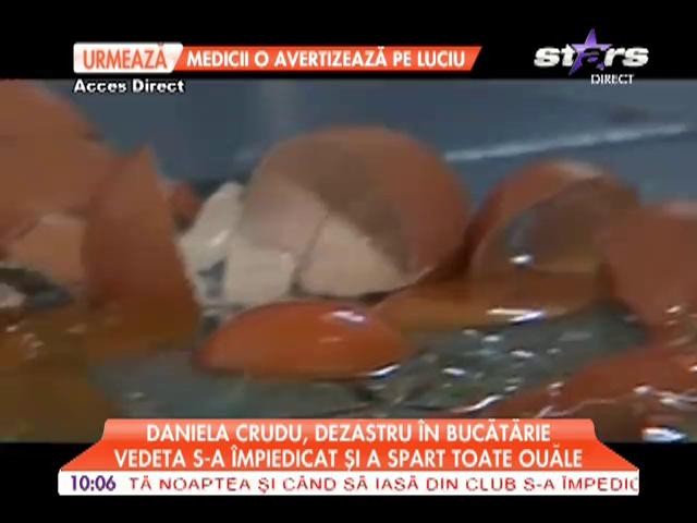 Dezastru &icirc;n bucătărie cu Daniela Crudu