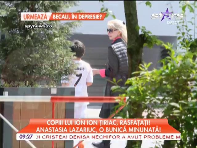Copii lui Ion Ion Țiriac, răsfățați de Anastasia Lazariuc